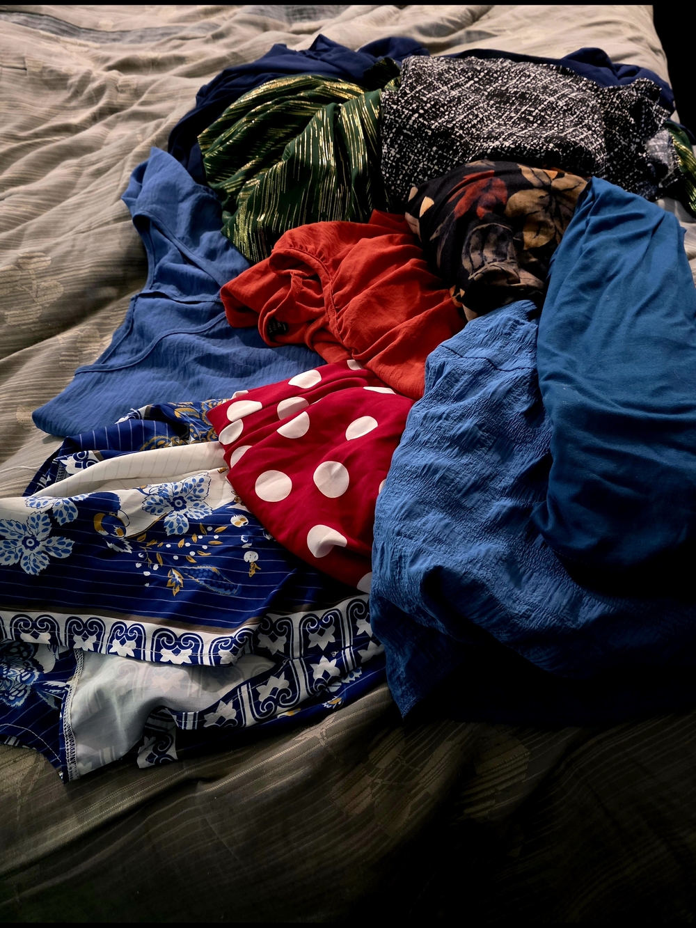 Mixed Color Women’s Clothing Lot 10 Items Blue, Red, Green, Navy SHEIN 3X and 4X